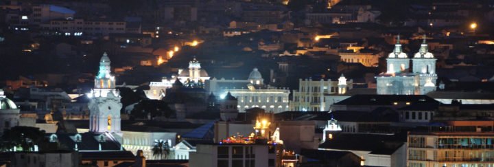 Ecuadorreise - Quito bei Nacht