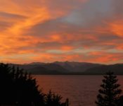 Sonnenuntergang Bariloche
